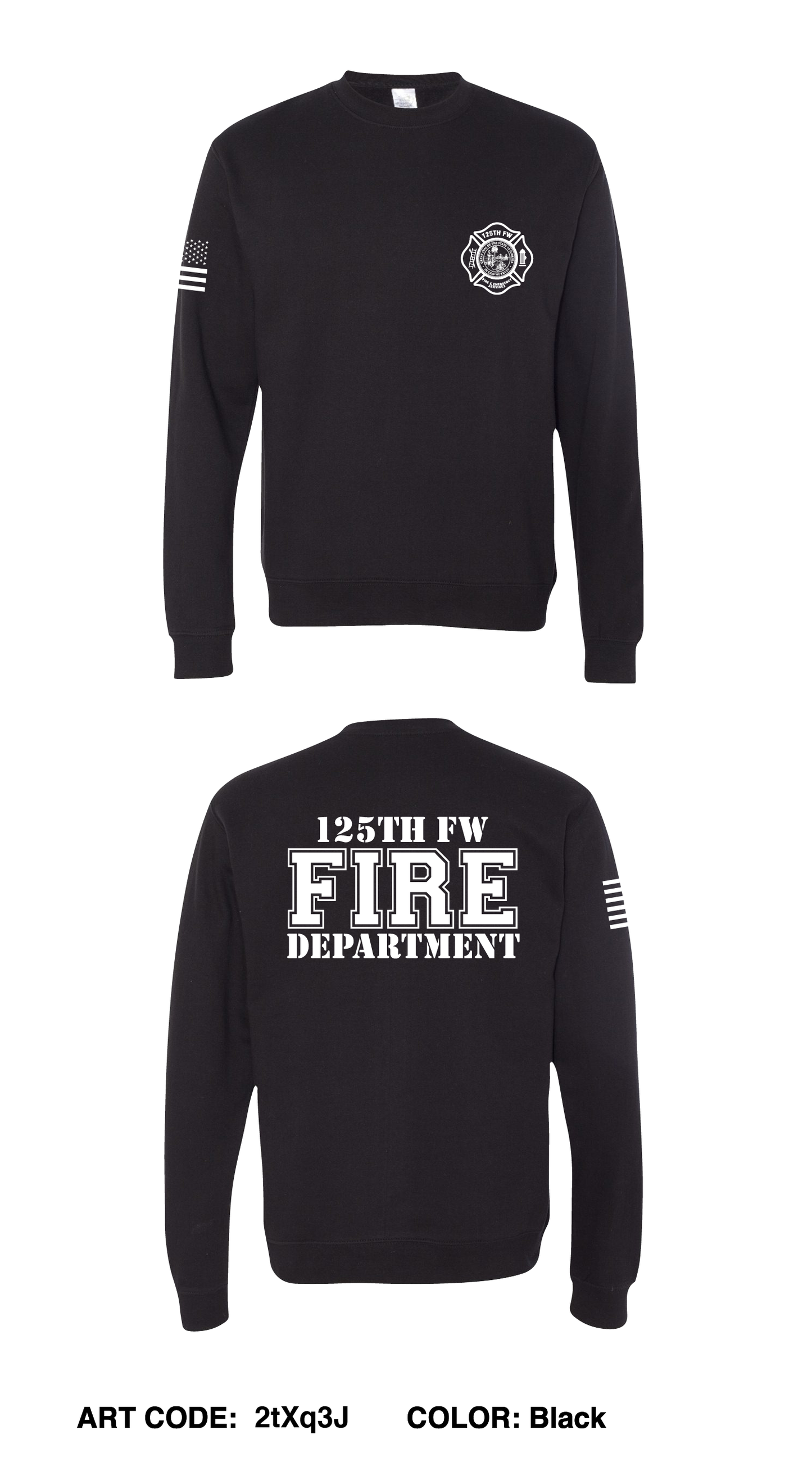 125th Fire & Emergency Services  Store 1 Comfort Unisex Crewneck Sweatshirt - 2tXq3J