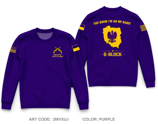 Glebokie Squad Core Men's Crewneck Performance Sweatshirt - 2MVXUJ