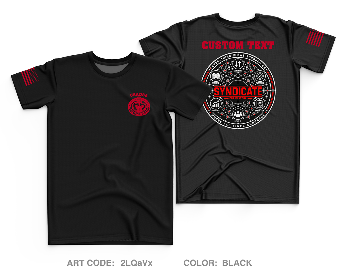 CUSTOM Syndicate Core Men's SS Performance Tee - 2LQaVx