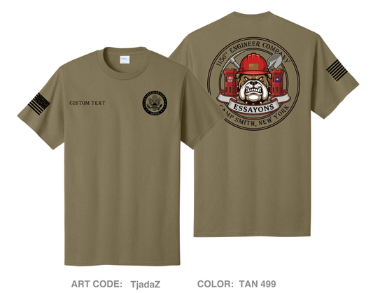 CUSTOM 1156th EN CO Comfort Unisex Cotton SS Tee - TjadaZ