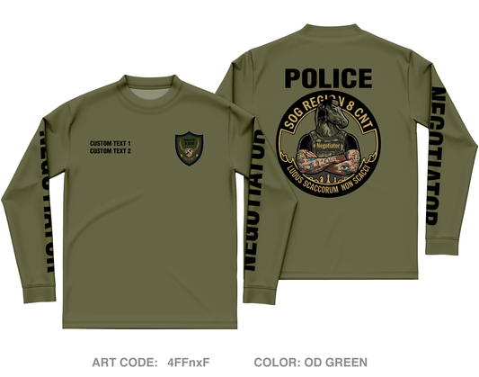 CUSTOM Region 8 HNT Core Men's LS Performance Tee - 4FFnxF