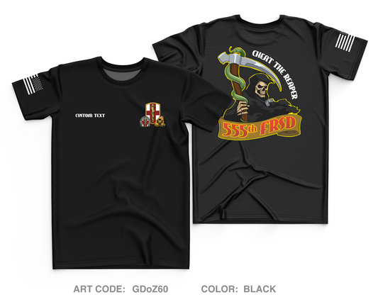 CUSTOM 555th FRSD Core Men's SS Performance Tee - GDoZ60