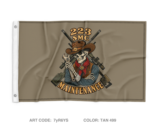 223rd Support Maintenance Company Wall Flag - 7yR6YS