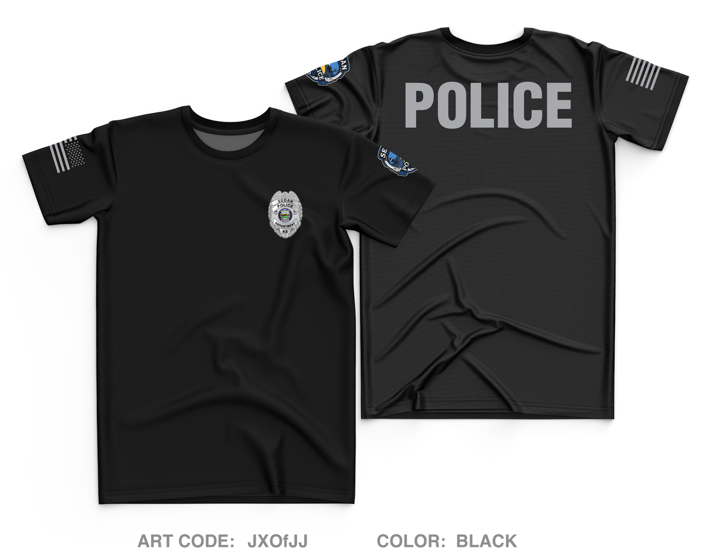 Chautauqau County Sheriffs Office/ Sedan PD Core Men's SS Performance Tee - JXOfJJ