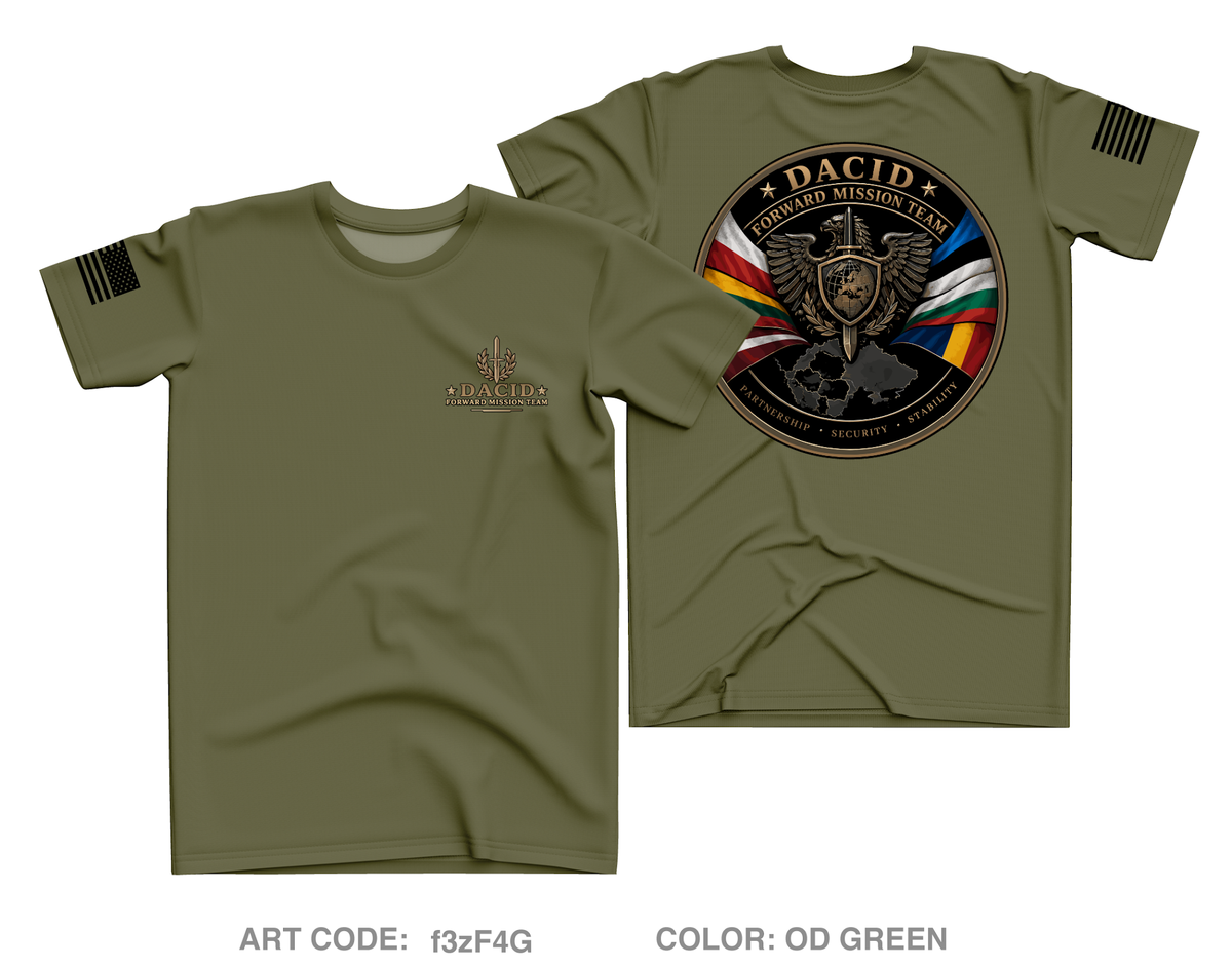 DACID Forward Missions Core Men's SS Performance Tee - f3zF4G