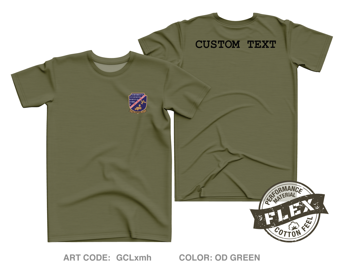 CUSTOM Marine Detachment Fort Gordon Core Men's SS Flex Performance Tee - GCLxmh