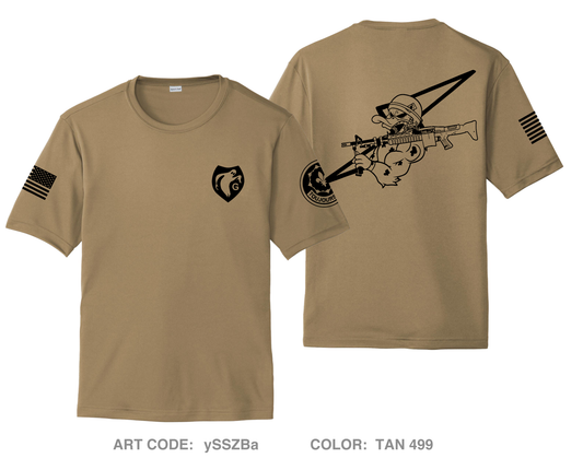 3PLT Ghost Troop, 2/2CR Hi-Tech Performance Unisex SS Tee - ySSZBa