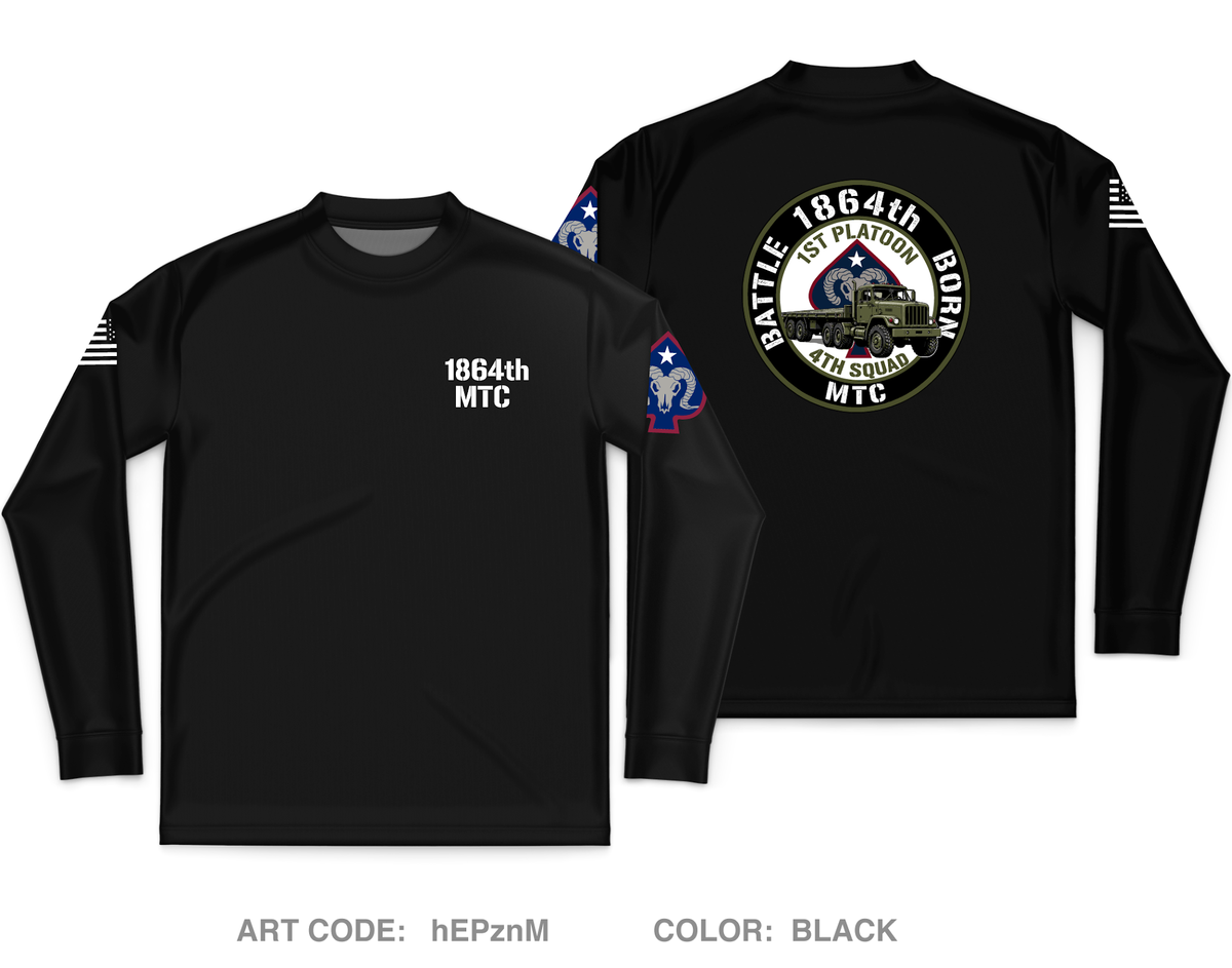1864th mtc Fundraising Collection Core Men's LS Performance Tee - hEPznM