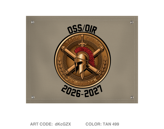 HHB 142nd Field Artillery Brigade Banner Flag - dKcGZX