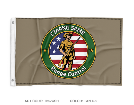 CTARNG Range Control Wall Flag - 9mvwSH