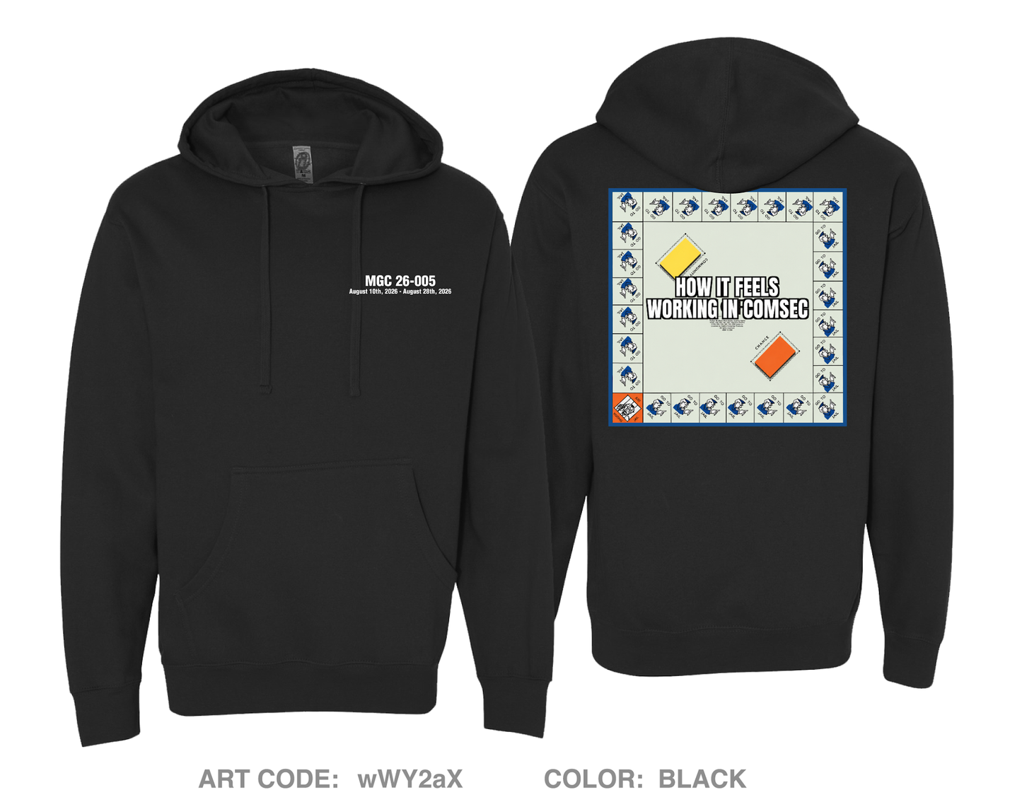 Self Comfort Unisex Hooded Sweatshirt - wWY2aX