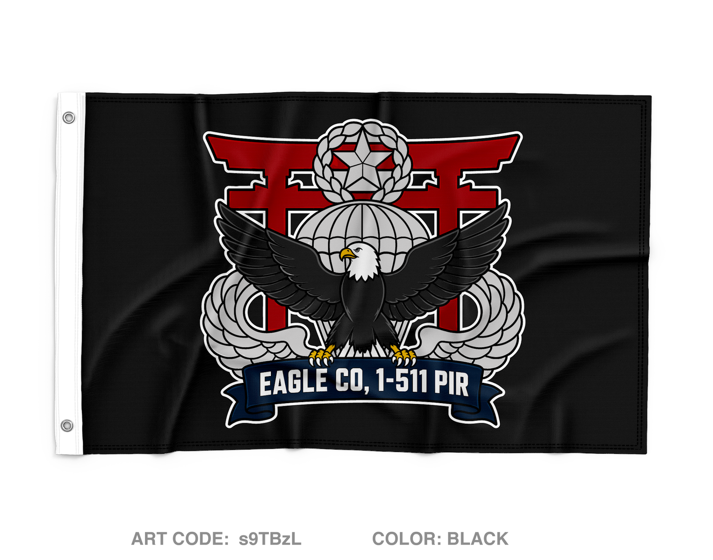 Eagle CO, 1-511 PIR Wall Flag - s9TBzL