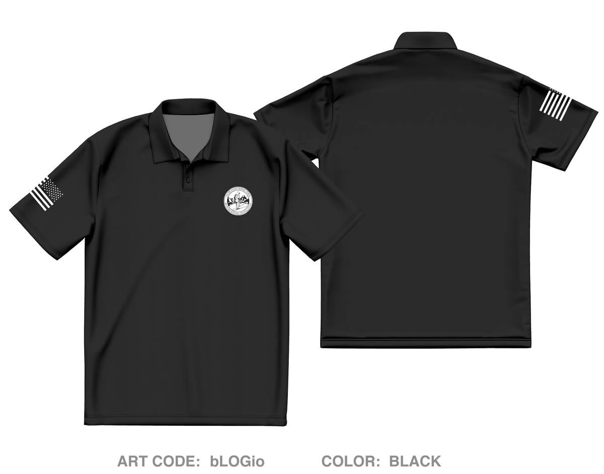 Marine Corps Mountain Warfare Training Center Core Men's SS Performance Polo - bLOGio