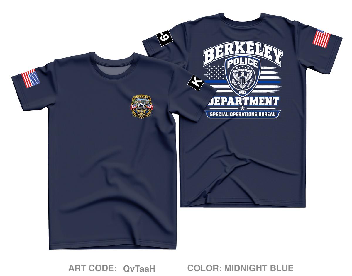 Berkeley Police Department Core Men's SS Performance Tee - QvTaaH