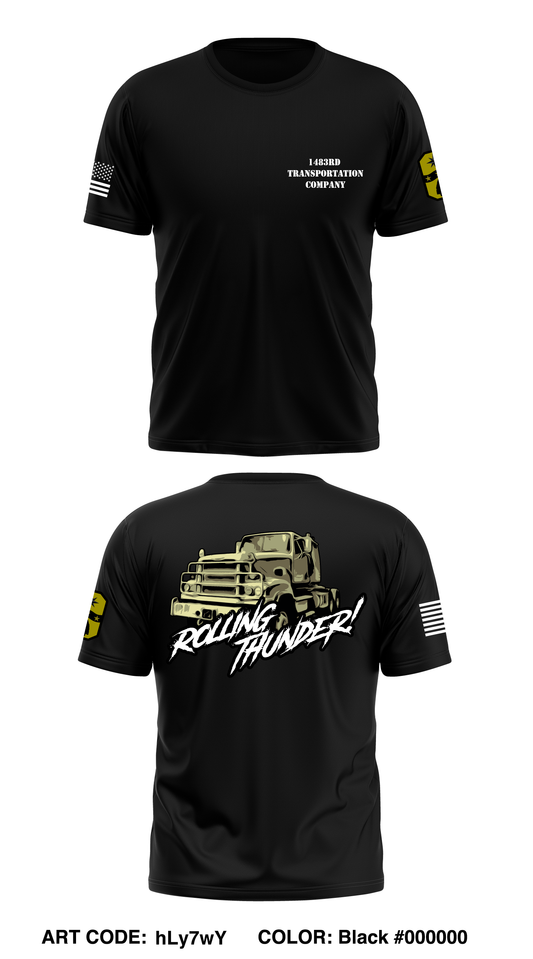 1483rd Transportation Company Core Men's SS Performance Tee - hLy7wY