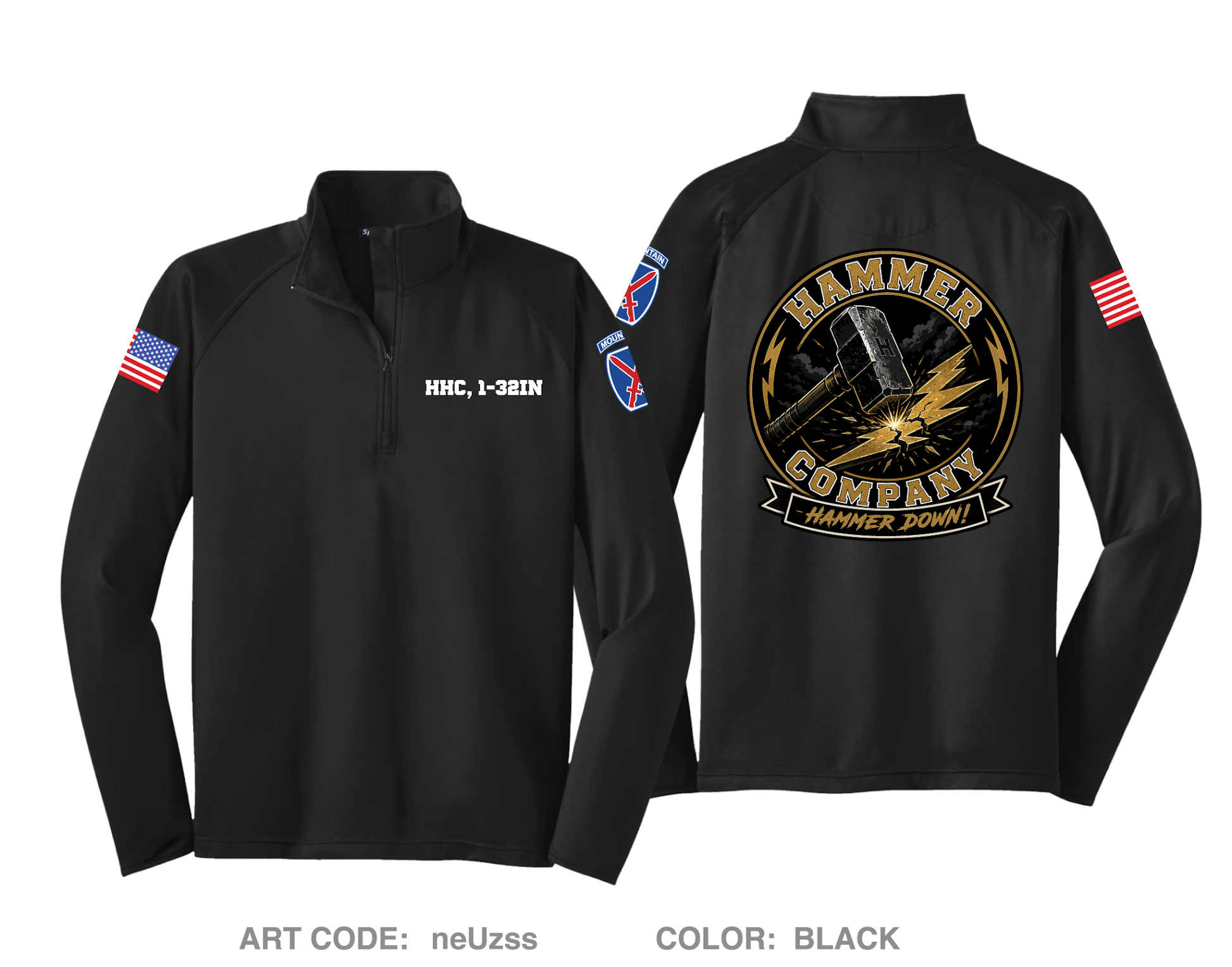 HHC, 1-32IN Hi-Tech Performance Quarter-Zip Fleece Jacket - neUzss