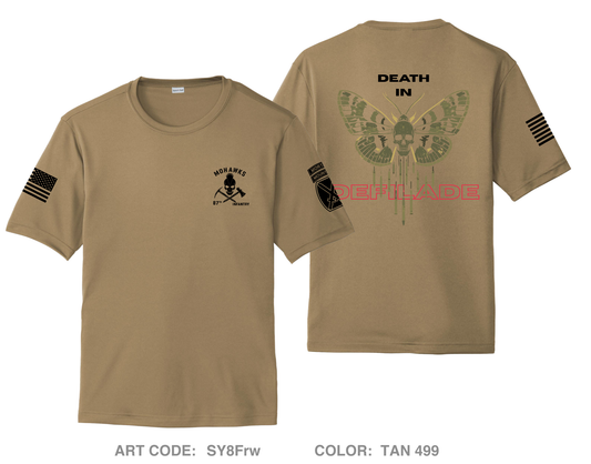 10th Mountian 2-87 BN IN Hi-Tech Performance Unisex SS Tee - SY8Frw
