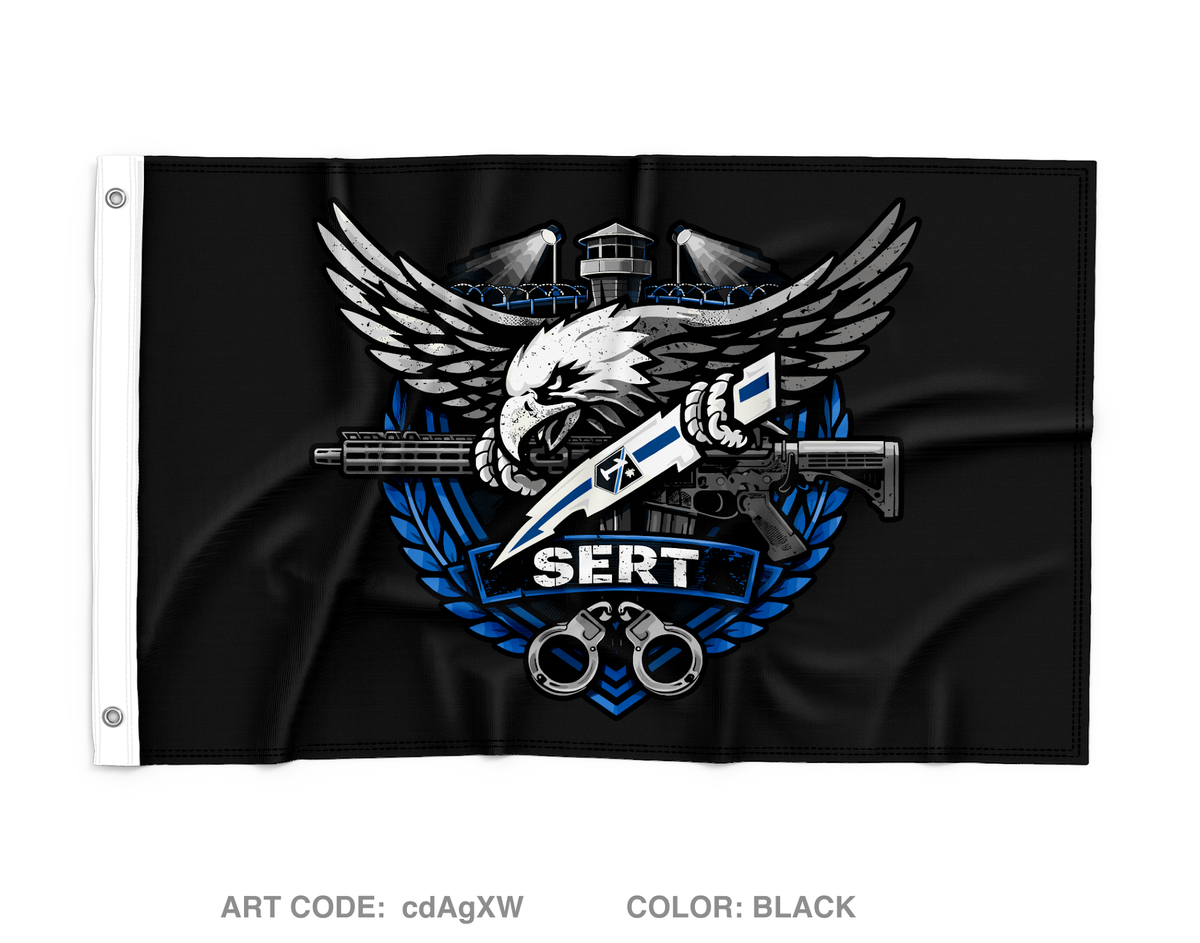 AHCC SERT Wall Flag - cdAgXW