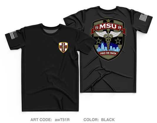 7229 Medical Support Unit Core Men's SS Performance Tee