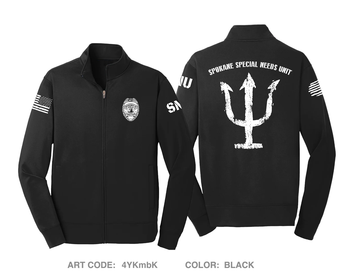 WA Department of Corrections Hi-Tech Performance Full-Zip Fleece Jacket - 4YKmbK