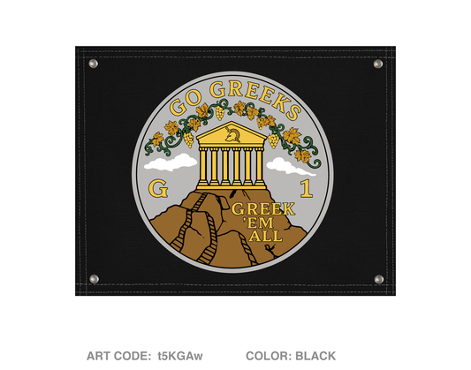 G1 Greeks Fundraising Collection Banner Flag - t5KGAw