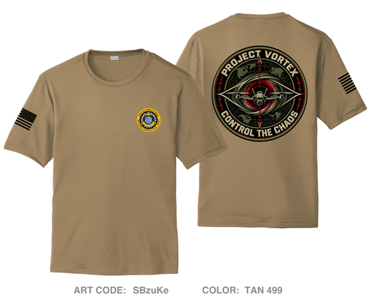 Army TENCAP Project VORTEX Hi-Tech Performance Unisex SS Tee - SBzuKe