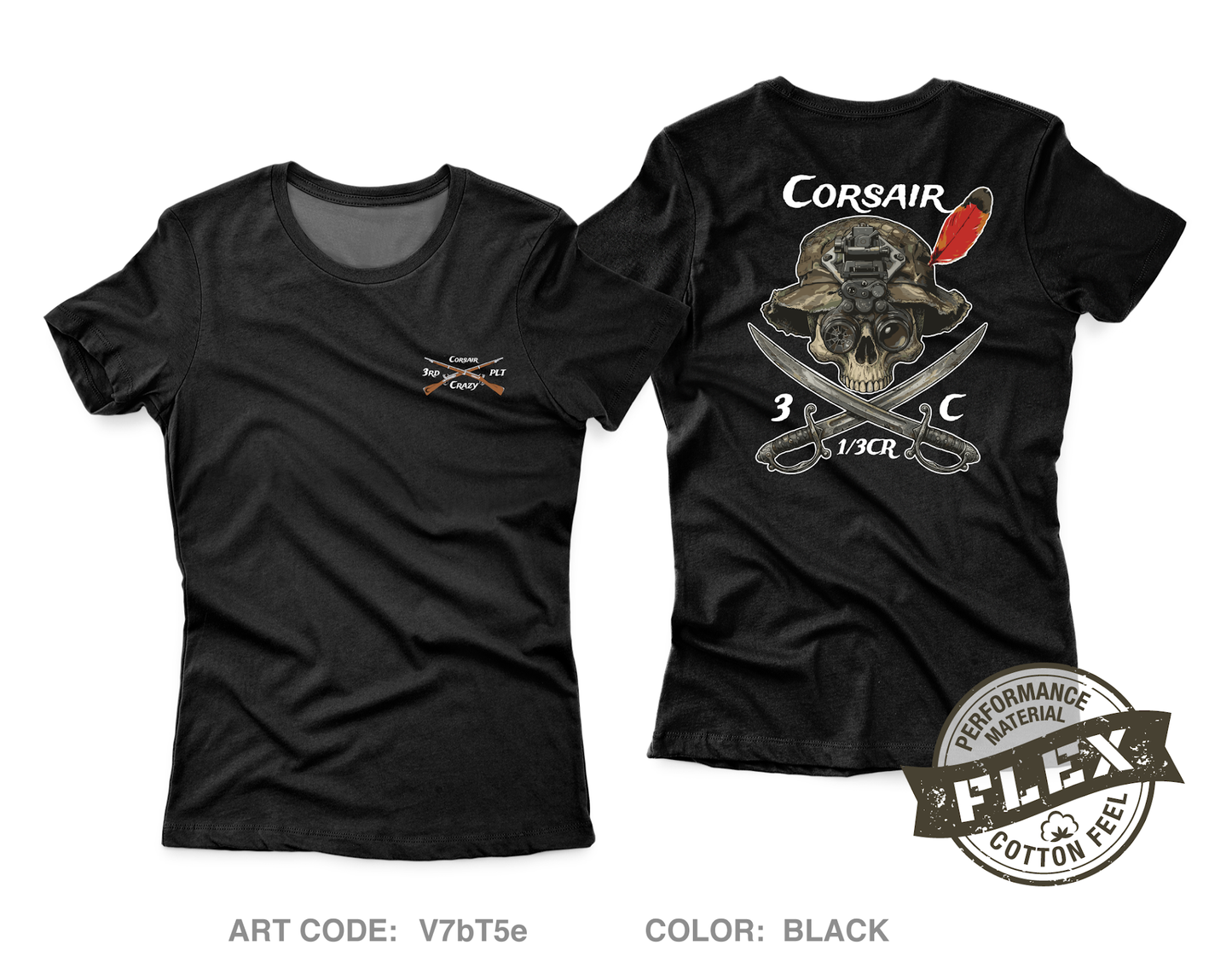 Trench line gear Core Women's SS Flex Performance Tee - V7bT5e