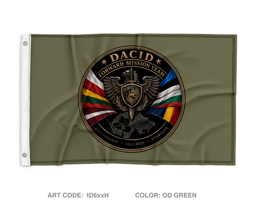 DACID Forward Missions Wall Flag - tD6xxH