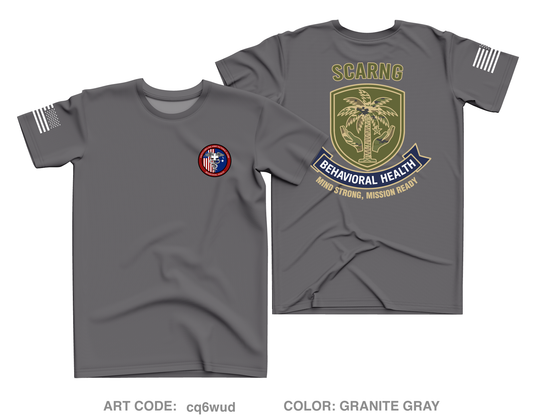 South Carolina Army National Guard (SCARNG) Behavioral Health Section Core Men's SS Performance Tee - cq6wud