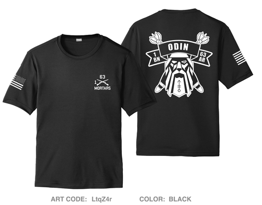1-63AR Mortars Hi-Tech Performance Unisex SS Tee - LtqZ4r