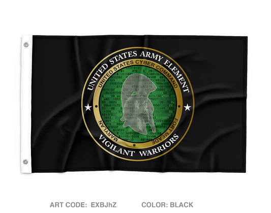 United States Army Element, CYBERCOM Wall Flag - EXBJhZ