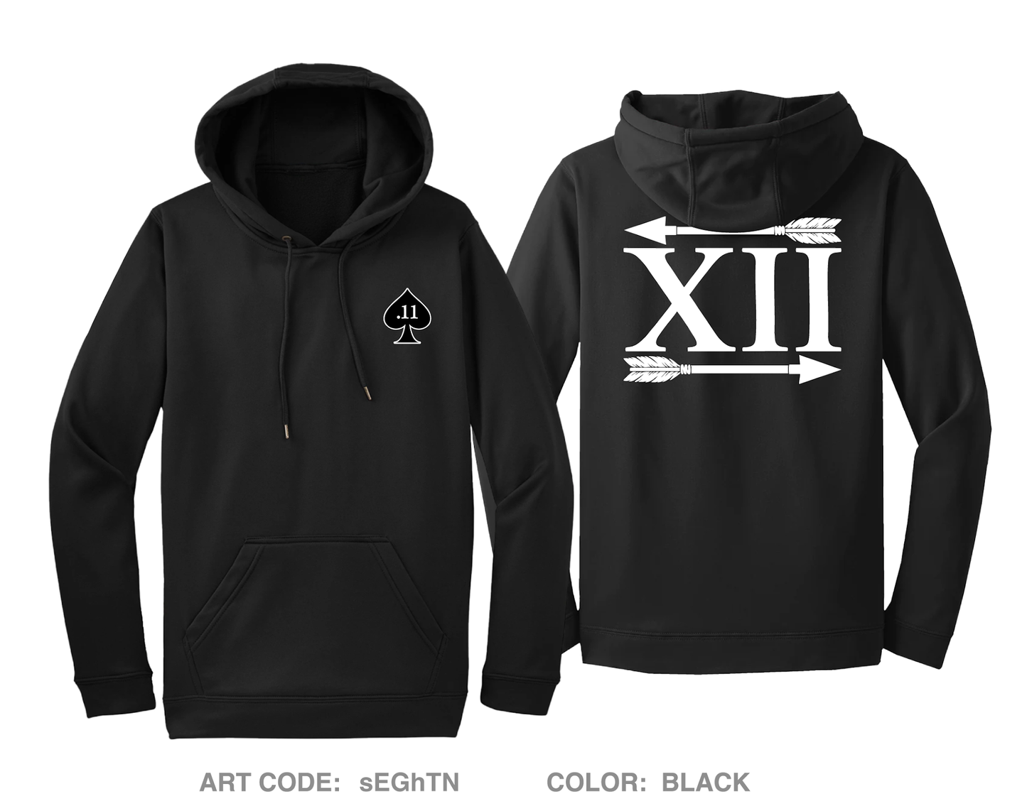 MESG-2 Det Bahrain EST 12 Hi-Tech Performance Hoodie - sEGhTN