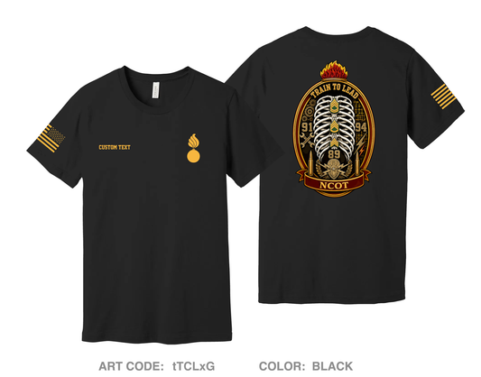 CUSTOM 16th Ord Bn, NCOT Comfort Unisex Cotton SS Tee - tTCLxG
