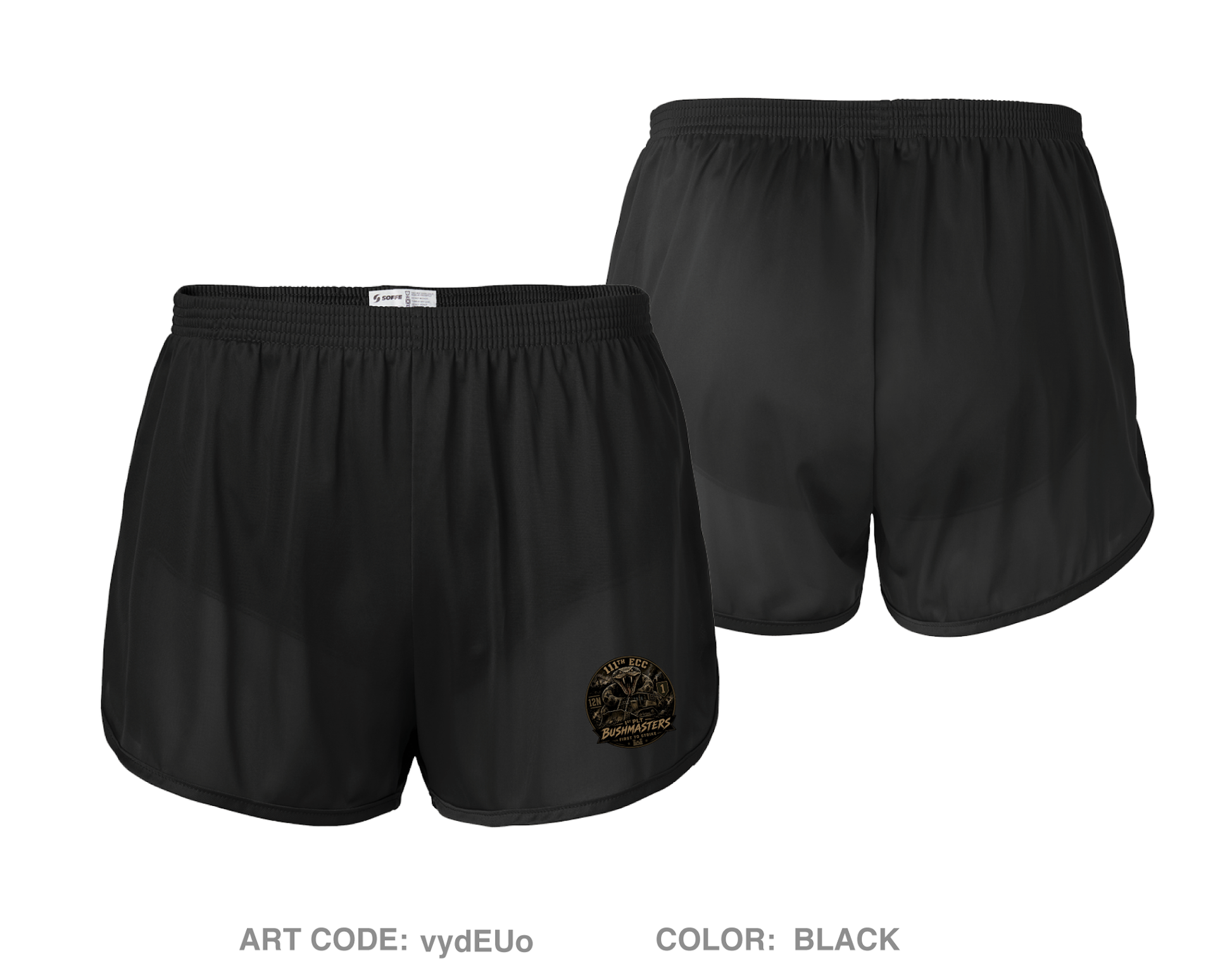 111th ECC 1st Platoon Bushmasters Hi-Tech Ranger Shorts - vydEUo