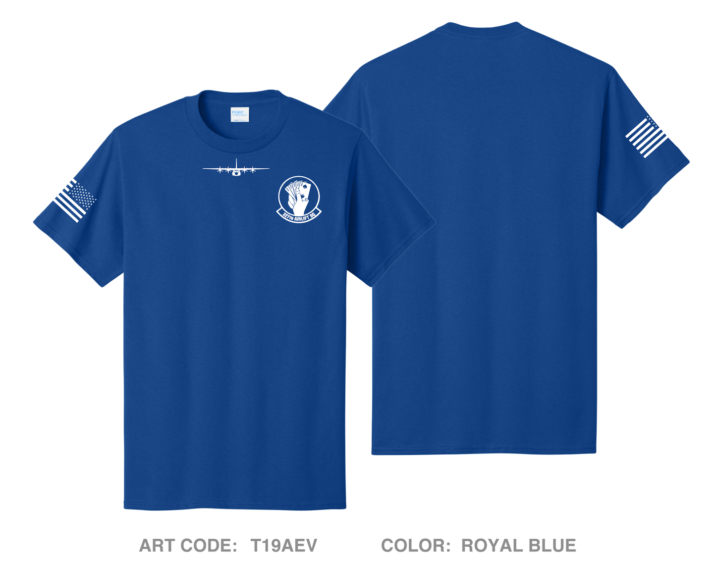 327th Airlift Squadron Comfort Unisex Cotton SS Tee - T19AEV
