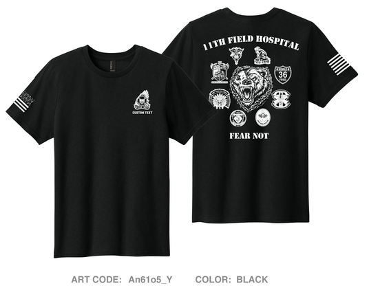 CUSTOM 11th Field Hospital Comfort Youth cotton short sleeve tee - An61o5