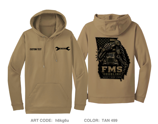 CUSTOM FMS Dublin Fundraising Collection Hi-Tech Performance Hoodie - h6kg6u
