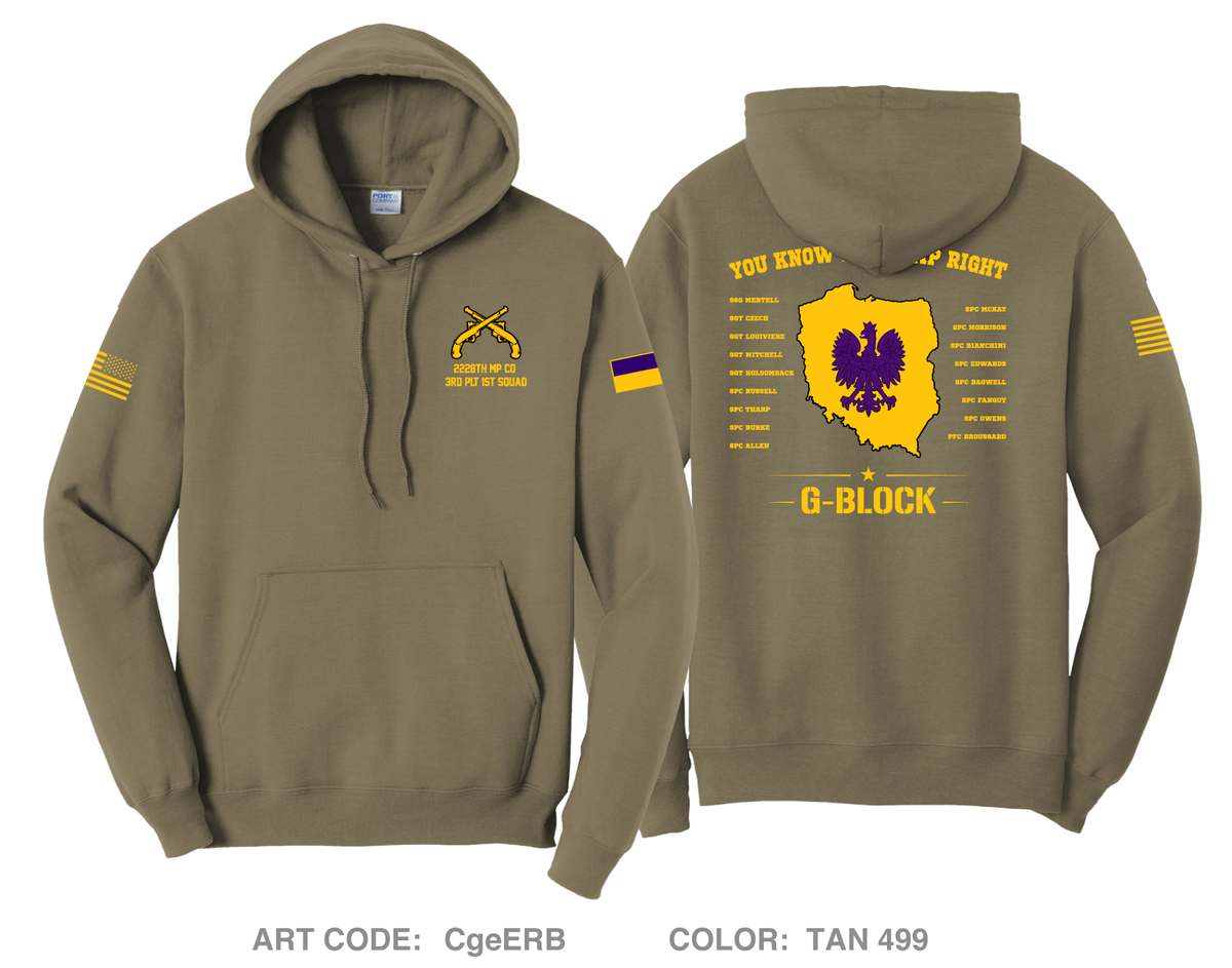 Glebokie Squad Comfort Unisex Hooded Sweatshirt - CgeERB