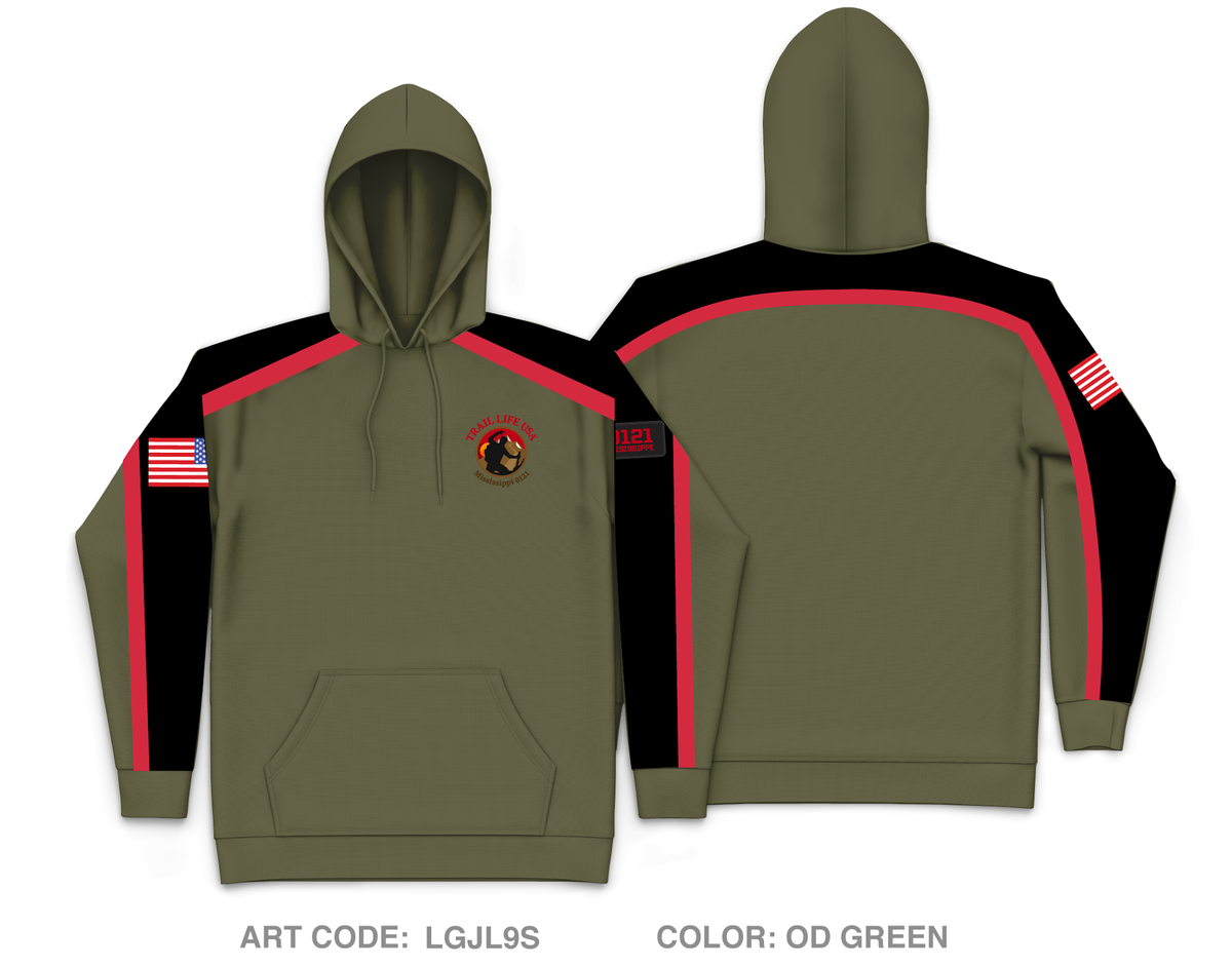 Trail Life USA Core Men's Hooded Performance Sweatshirt - LGJL9S
