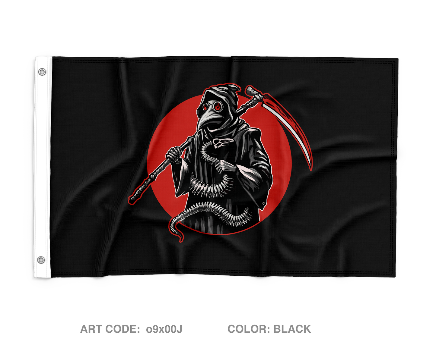 Death Adder Platoon C Co 305th Wall Flag - o9x00J