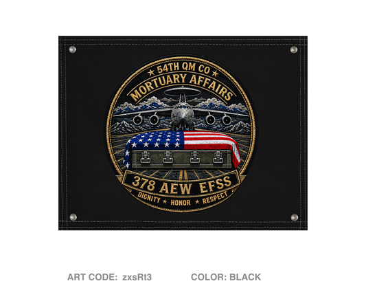 54th/378th MA Banner Flag - zxsRt3