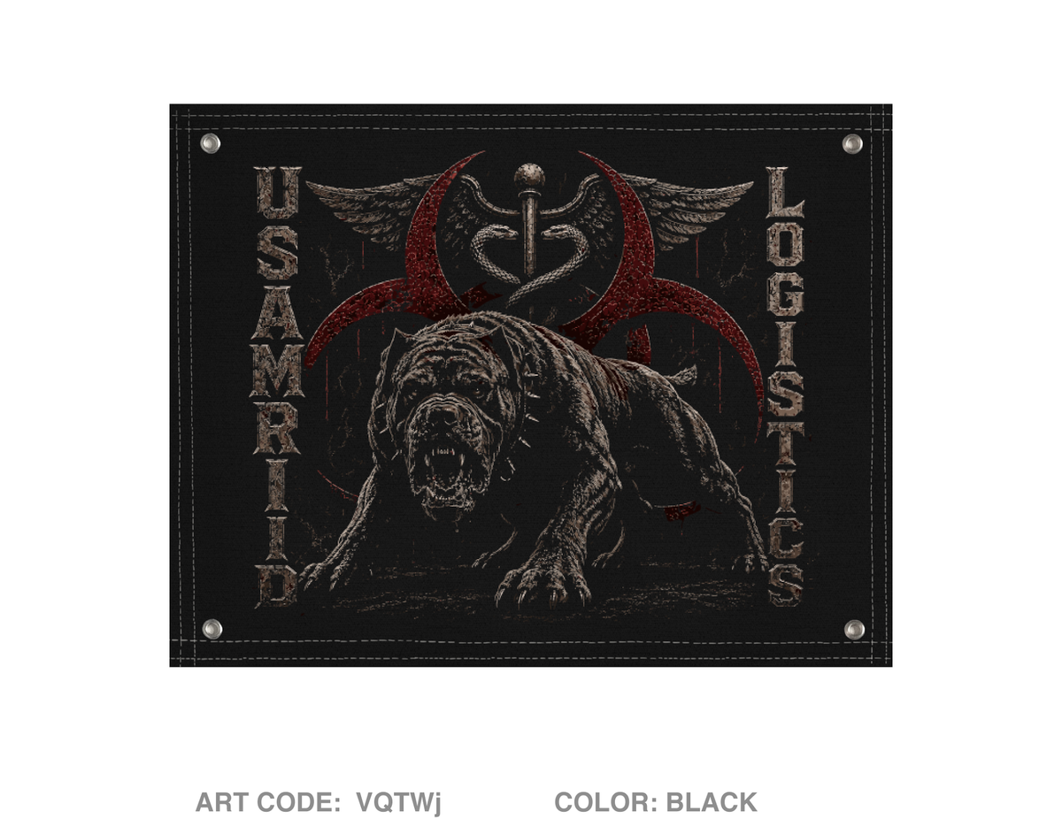 USAMRIID Logistics Banner Flag - VQTWje