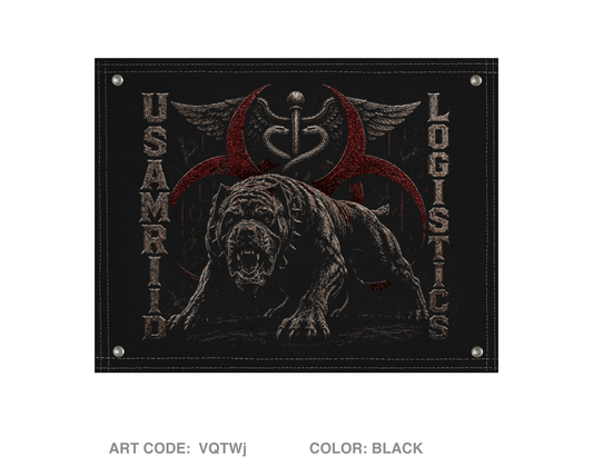 USAMRIID Logistics Banner Flag - VQTWje