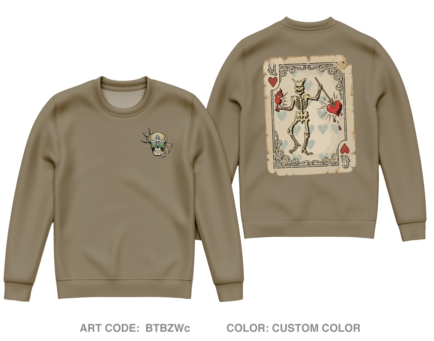 Trench line gear Core Men's Crewneck Performance Sweatshirt - BTBZWc
