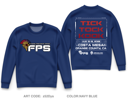 FPS Fundraising Collection Core Men's Crewneck Performance Sweatshirt - z52Dys