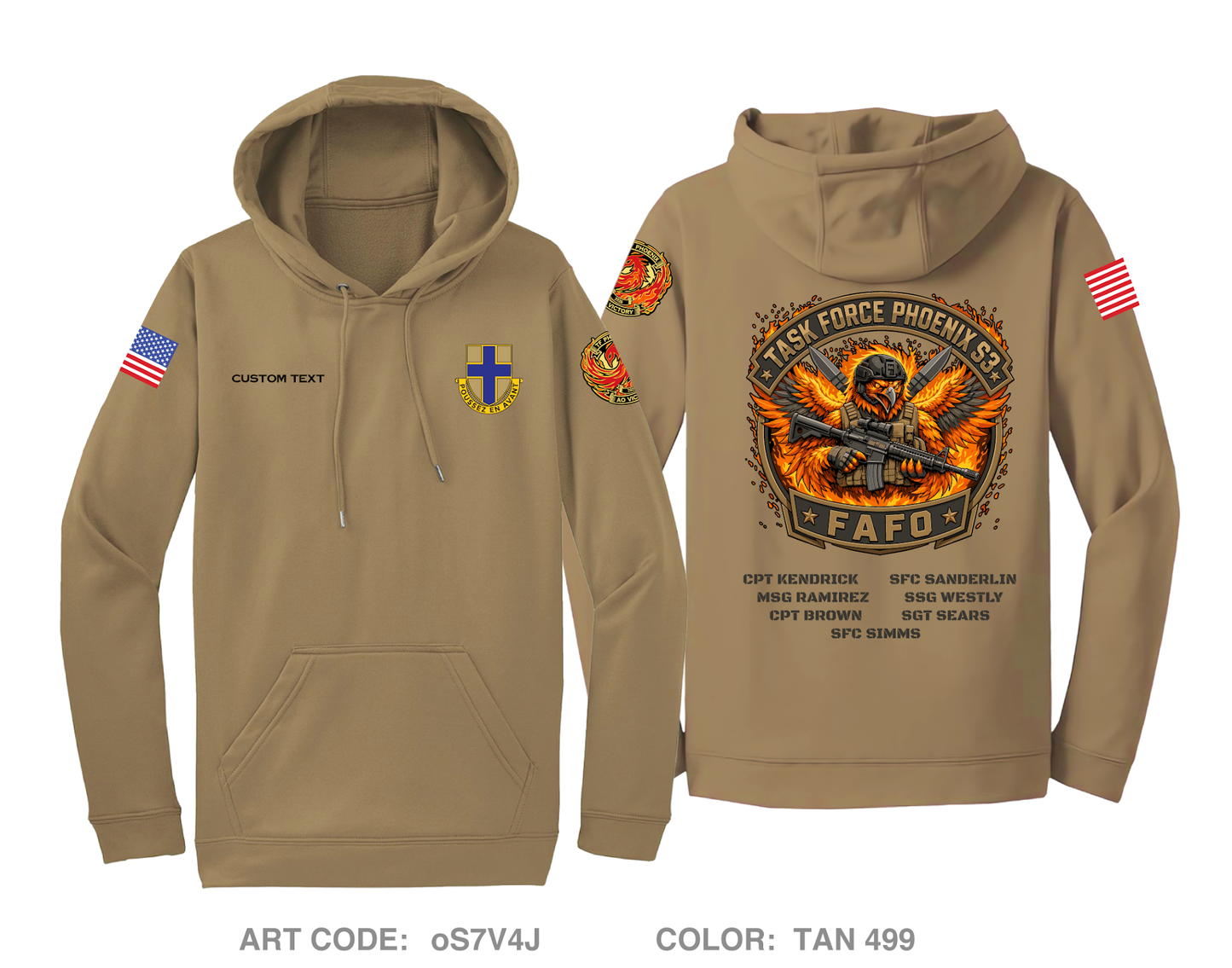 CUSTOM TF-Phoenix Hi-Tech Performance Hoodie - oS7V4J