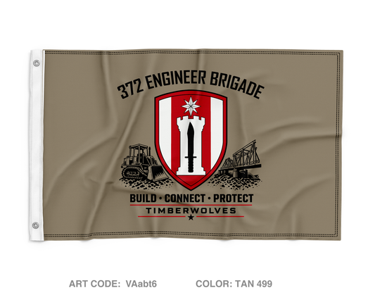372nd EN BDE Wall Flag - VAabt6