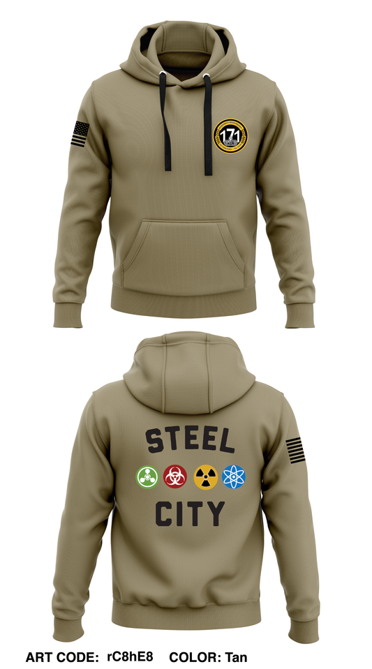 171 CES/CEX Store 1  Core Men's Hooded Performance Sweatshirt - rC8hE8