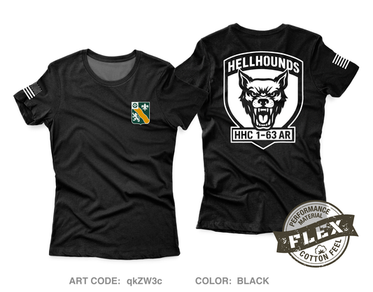 HHC 1-63 AR Core Women's SS Flex Performance Tee - qkZW3c