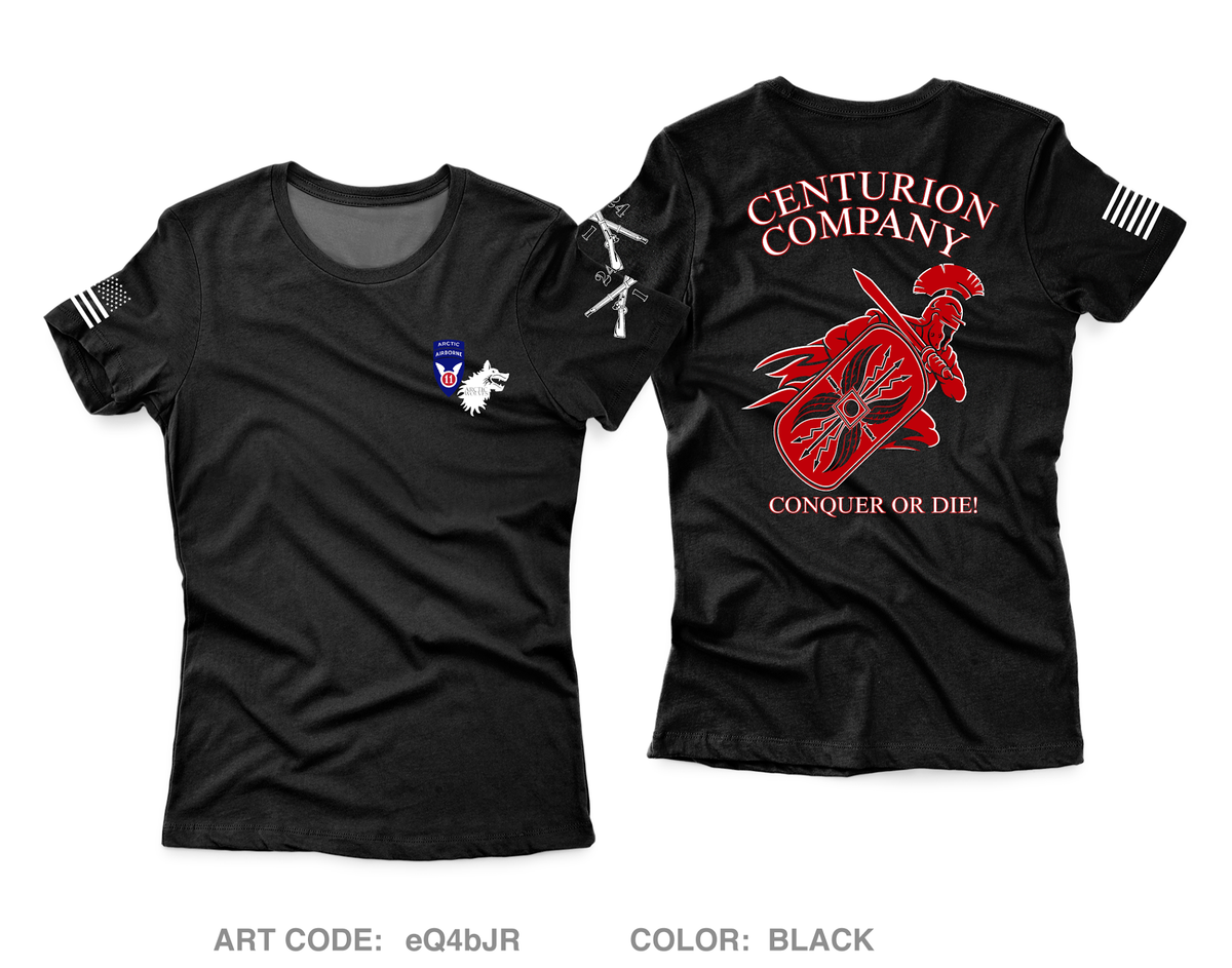 C Co. 1-24 (Centurions) Fundraising Collection Core Women's SS Performance Tee - eQ4bJR